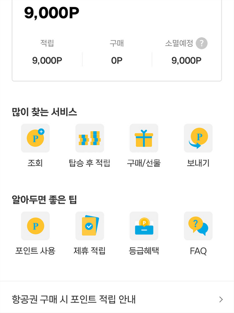 제주항공 포인트 9천포인트--1