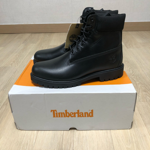 (270) 새상품 팀버랜드 6인치 헤리티지 프리미엄 부츠 풀그레인 레더 블랙
