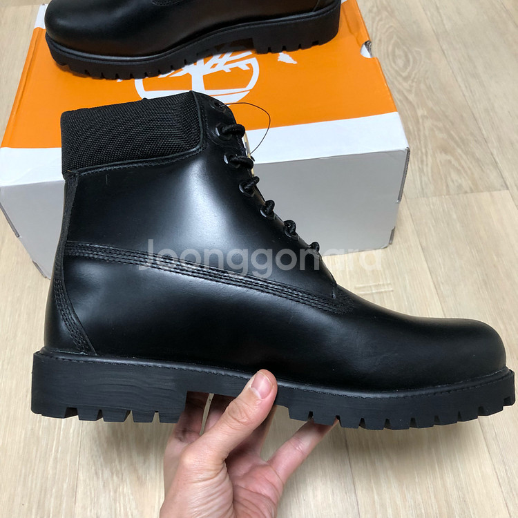 (270) 새상품 팀버랜드 6인치 헤리티지 프리미엄 부츠 풀그레인 레더 블랙--3