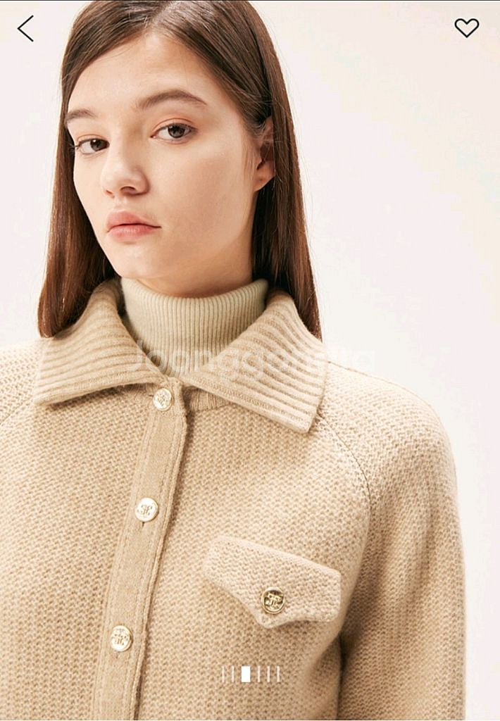 타임 칼라 니트 가디건 랑방 마인 더캐시미어 시스템--0