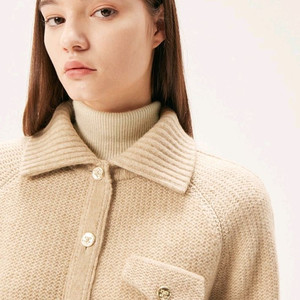 타임 칼라 니트 가디건 랑방 마인 더캐시미어 시스템