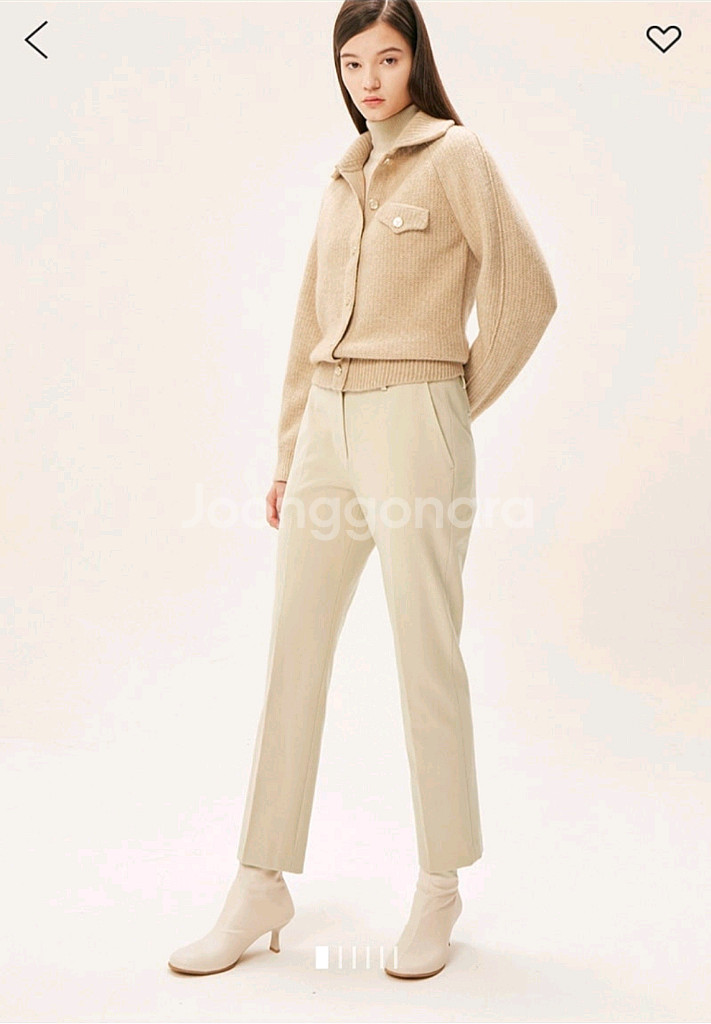 타임 칼라 니트 가디건 랑방 마인 더캐시미어 시스템--2