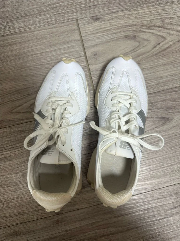 뉴발란스 327 화이트 여성 골프화 240 이미지