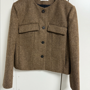 더캐시미어 헤링본 울 자켓 한섬