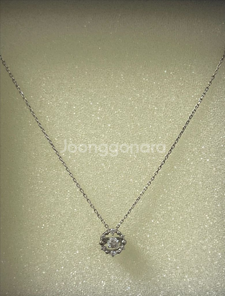 제이에스티나 실버 목걸이--1