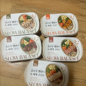 잇메이트 슬로우 밸런스 도시락 300g 5종 일괄 판매