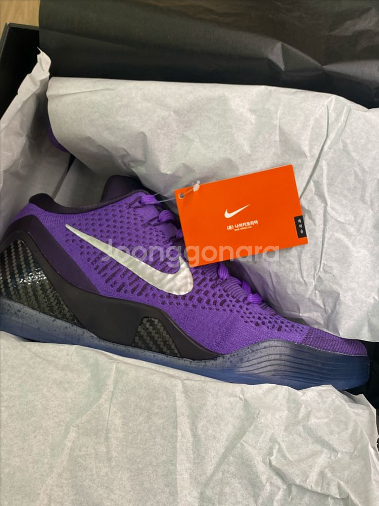 [280] 나이키 코비9 엘리트 로우 퍼플--0