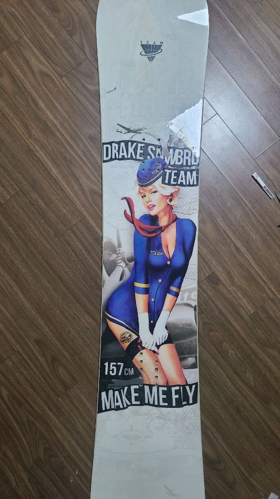 드레이크 스노우보드 데크(157) 판매해요(막데크)--1