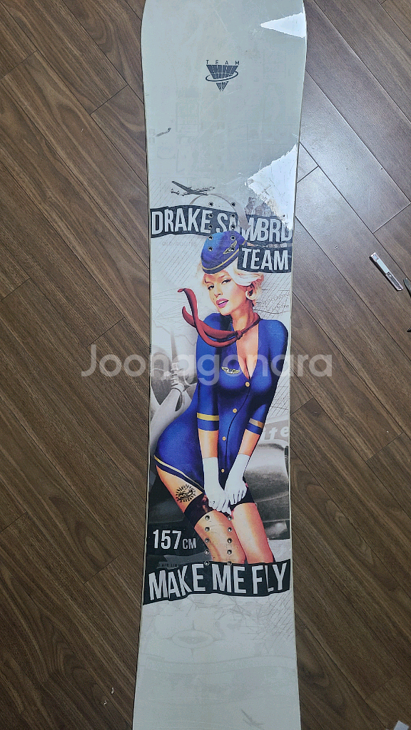 드레이크 스노우보드 데크(157) 판매해요(막데크)--1