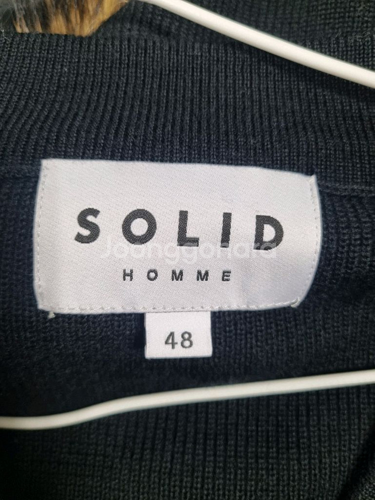 솔리드옴므 남성 울니트 조끼--2