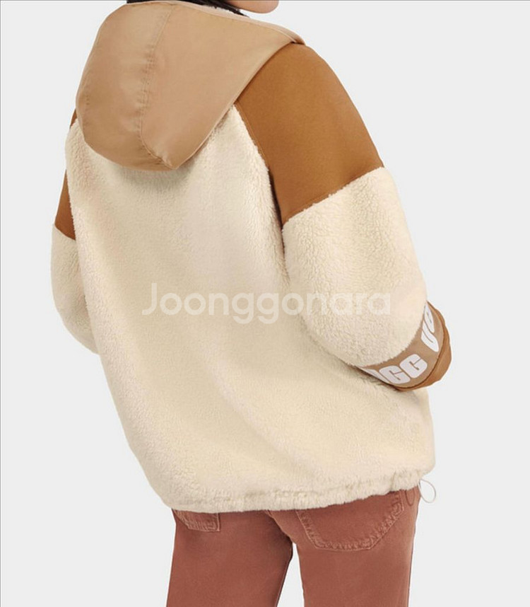 어그 기모 후드 집업 미국어그 정품 새상품--1