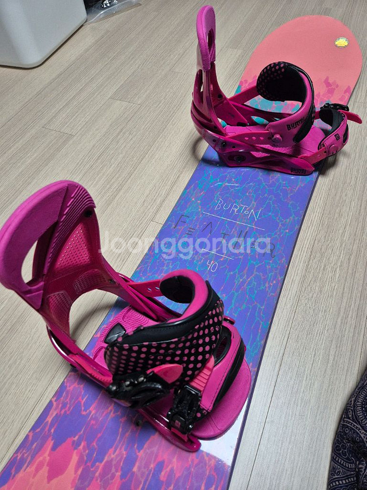 스노우보드 데크 140(버튼 페더)& 바인딩(버튼 렉사)--2