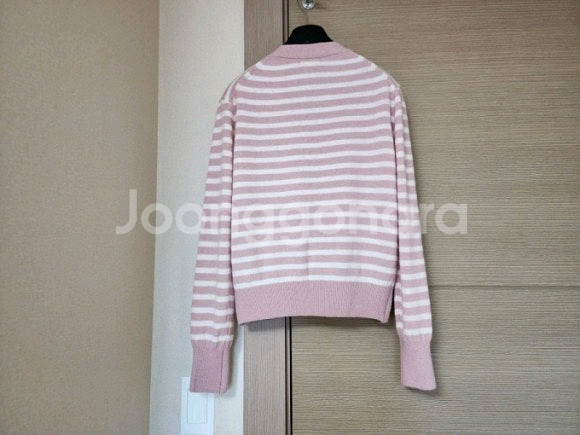 새상품) 캐시미어 스트라이프 가디건--1