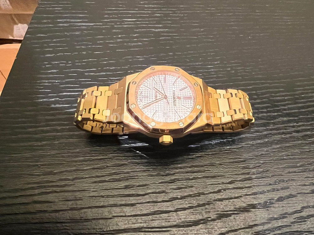 오데마피게15400 로즈골드38mm 흰판--1