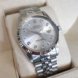 롤렉스데이저스트 18k 화이트골드 텐포인트