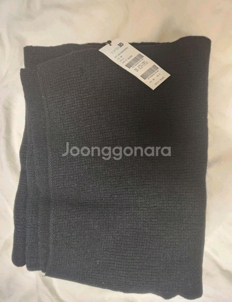 (새상품)모80 탑텐 블랙 머플러 목도리 롱 폭36길이 212 국산--0