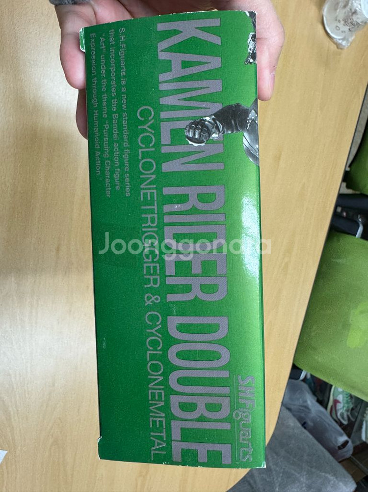 반다이 SHF 가면라이더 더블 사이클론트리거 메탈세트--2