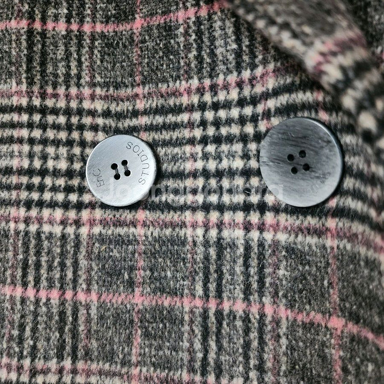 ENC 체크코트 66사이즈--5