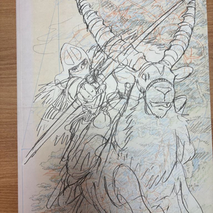 지브리 레이아웃전 도록