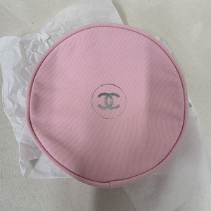 샤넬 메이크업 파우치 핑크색(미사용)