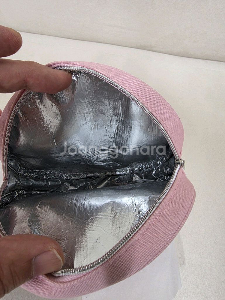 샤넬 메이크업 파우치 핑크색(미사용)--3