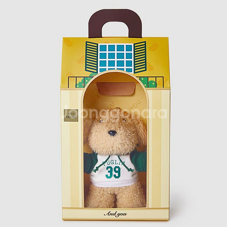 앤유 앤댕이 퍼피 키링 새상품 곰돌이 인형 선물--0