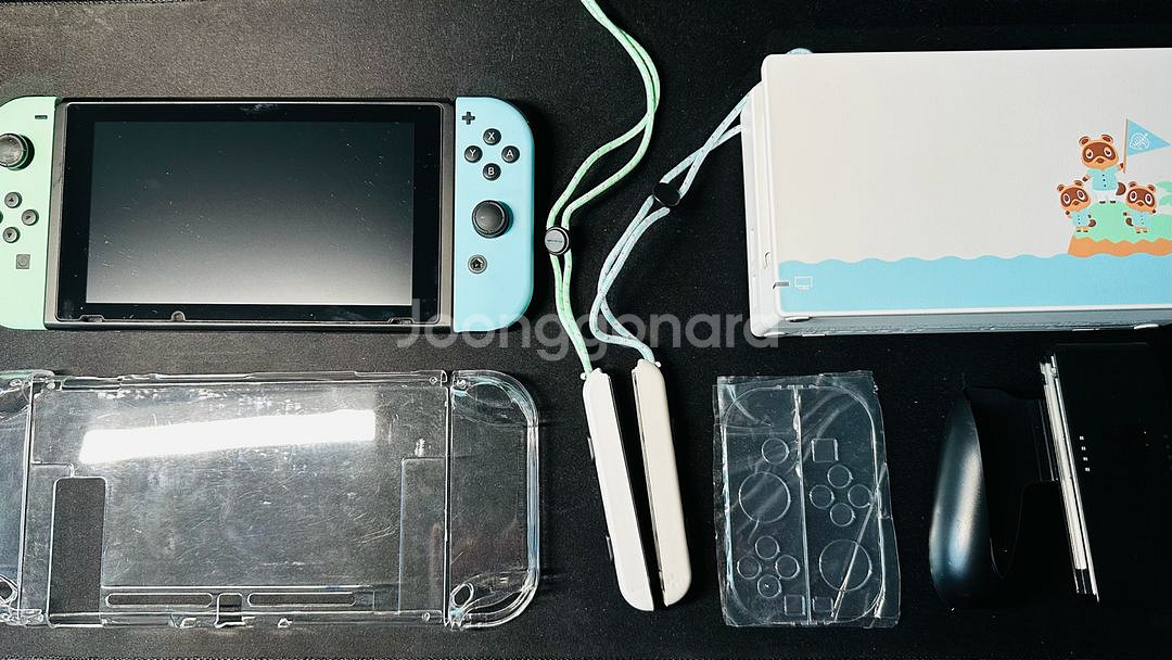 닌텐도 스위치 모동숲 에디션 + 추가 조이콘 등 판매--1