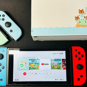 닌텐도 스위치 모동숲 에디션 + 추가 조이콘 등 판매