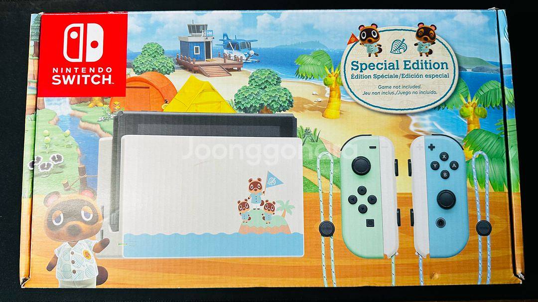 닌텐도 스위치 모동숲 에디션 + 추가 조이콘 등 판매--3