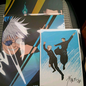 주술회전 특전 아트그라피 주말 보드 세트