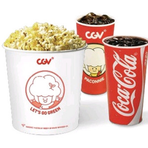 CGV콤보(팝콘L 1+음료M 2) 2개