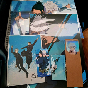 주술회전 특전 오티 TTT 키링 포스터 비쥬얼보드