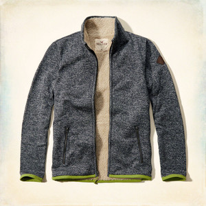 홀리스터 Sherpa-lined 풀집 자켓