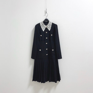 모조에스핀 카라 버튼 포인트 원피스 66