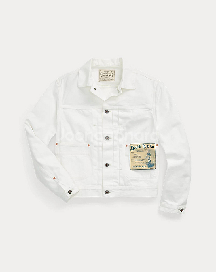 더블알엘 RRL 화이트 셀비지 2세대 자켓--0