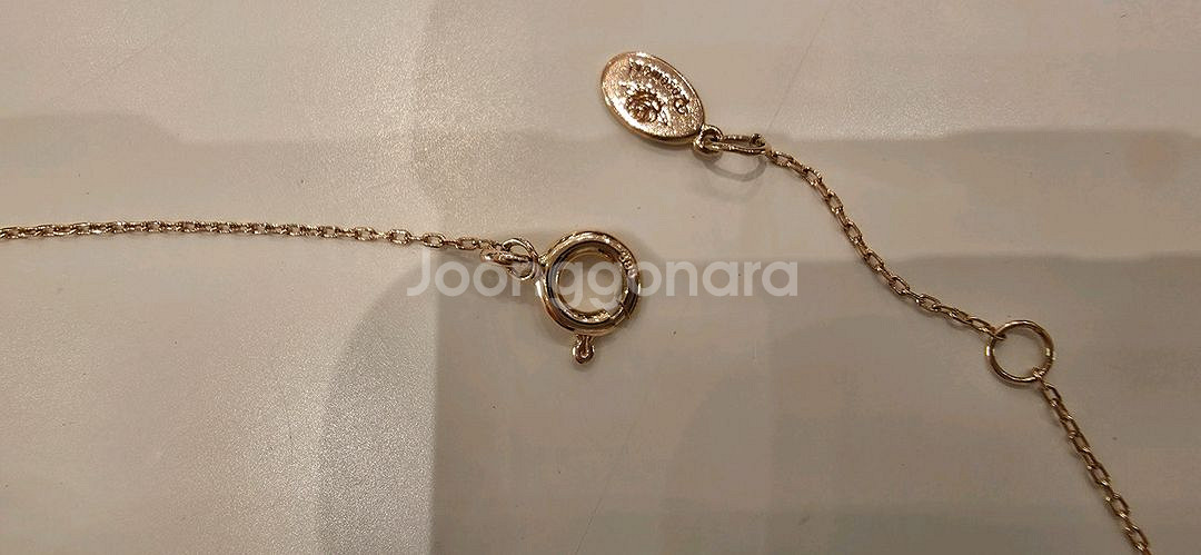 <로즈몽>14k핑크골드_원석 목걸이--6