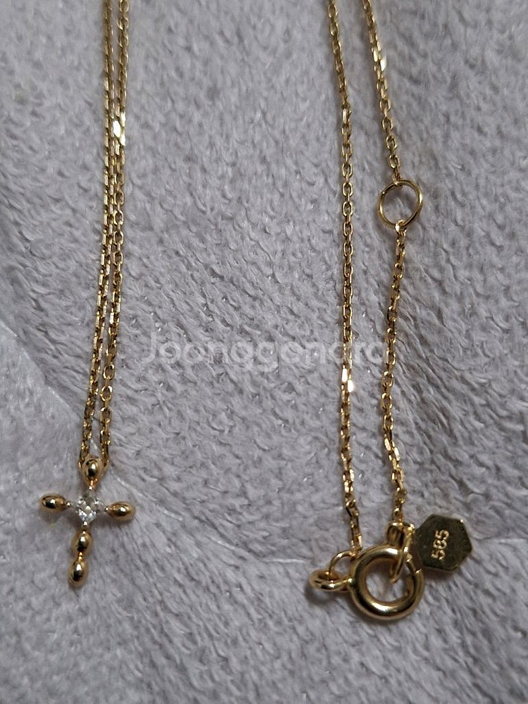 14k제이에스티나 목걸이--0