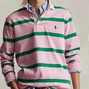 폴로 아이코닉 핑크 럭비티 (S)--4
