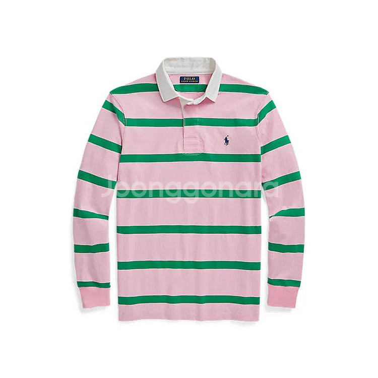 폴로 아이코닉 핑크 럭비티 (S)--0
