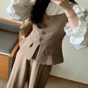 바이씨니 제작 결혼식 셋업 브라운 라지 판매합니다