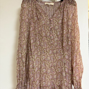 플로럴 패턴 롱 원피스