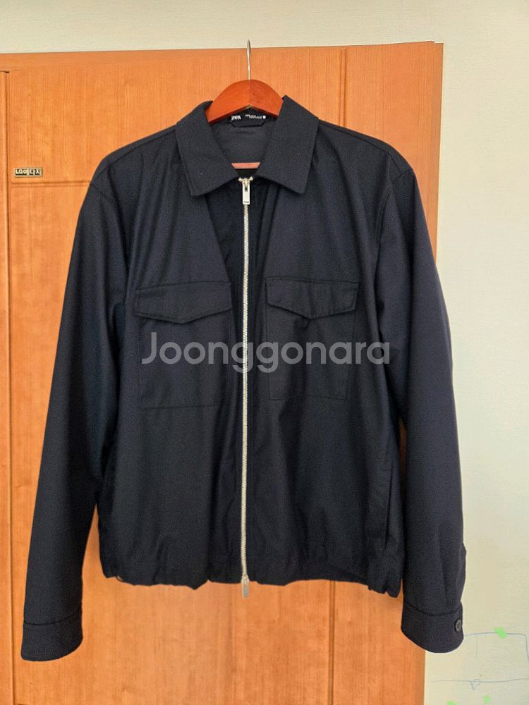 자라 네이비 자켓--0