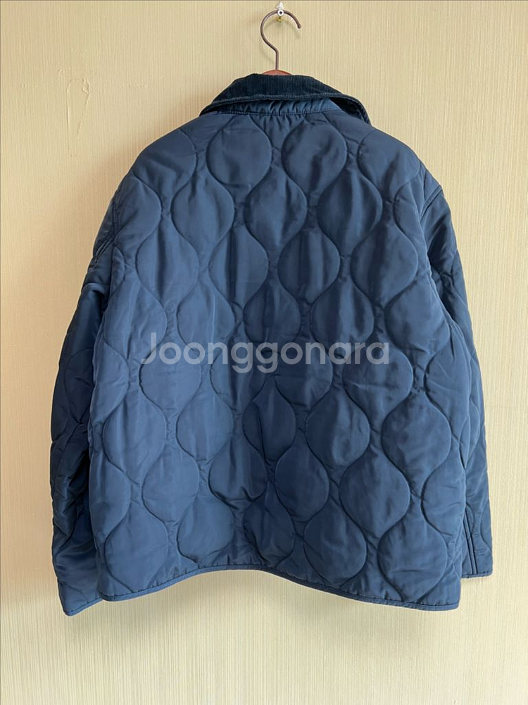 지오다노 여성 패딩자켓 코듀로이 카라 점퍼--1