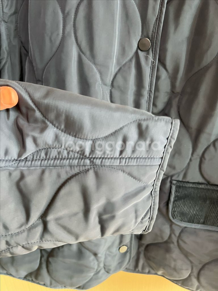 지오다노 여성 패딩자켓 코듀로이 카라 점퍼--5