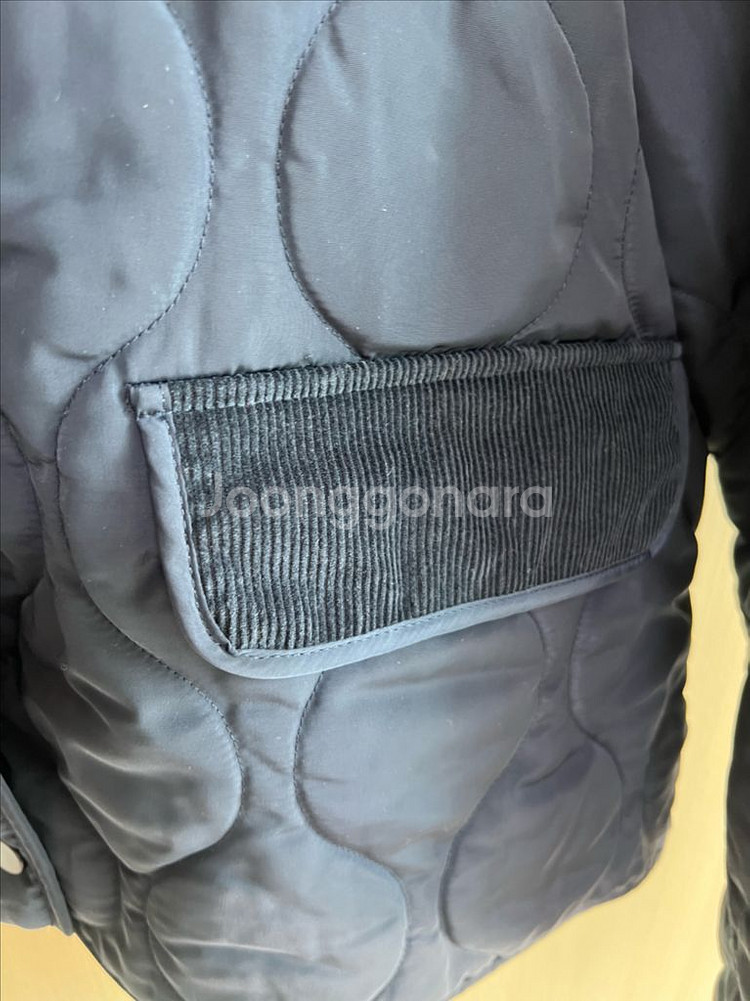 지오다노 여성 패딩자켓 코듀로이 카라 점퍼--8