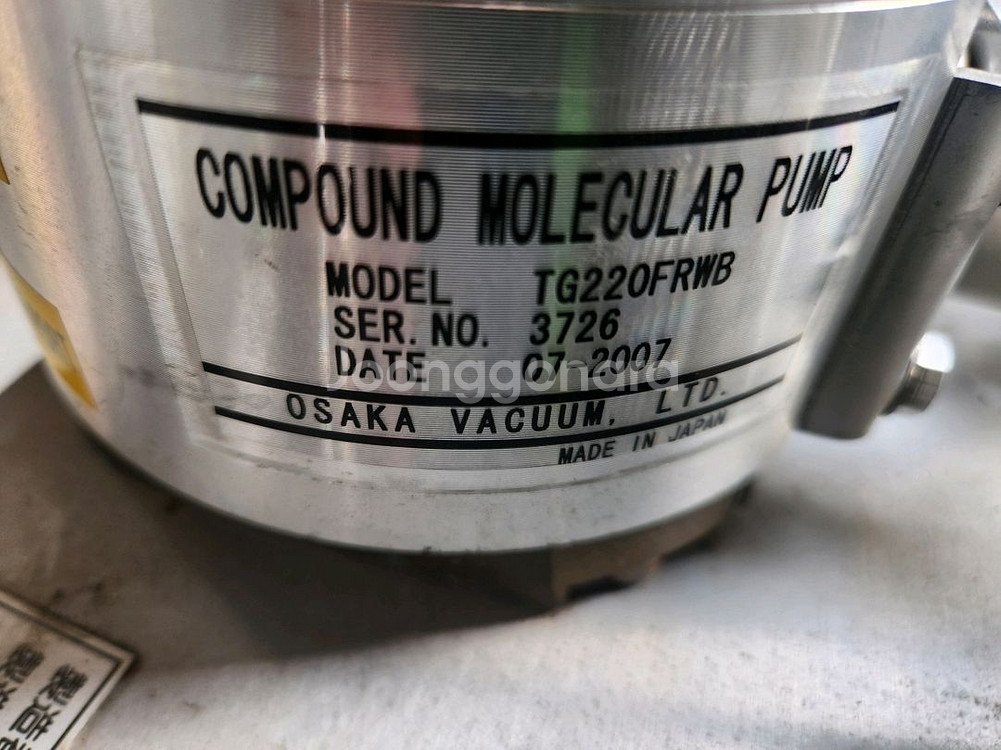 오사카 진공펌프,터보분자펌프 OSAKA Vacuum TG220FRWB--1