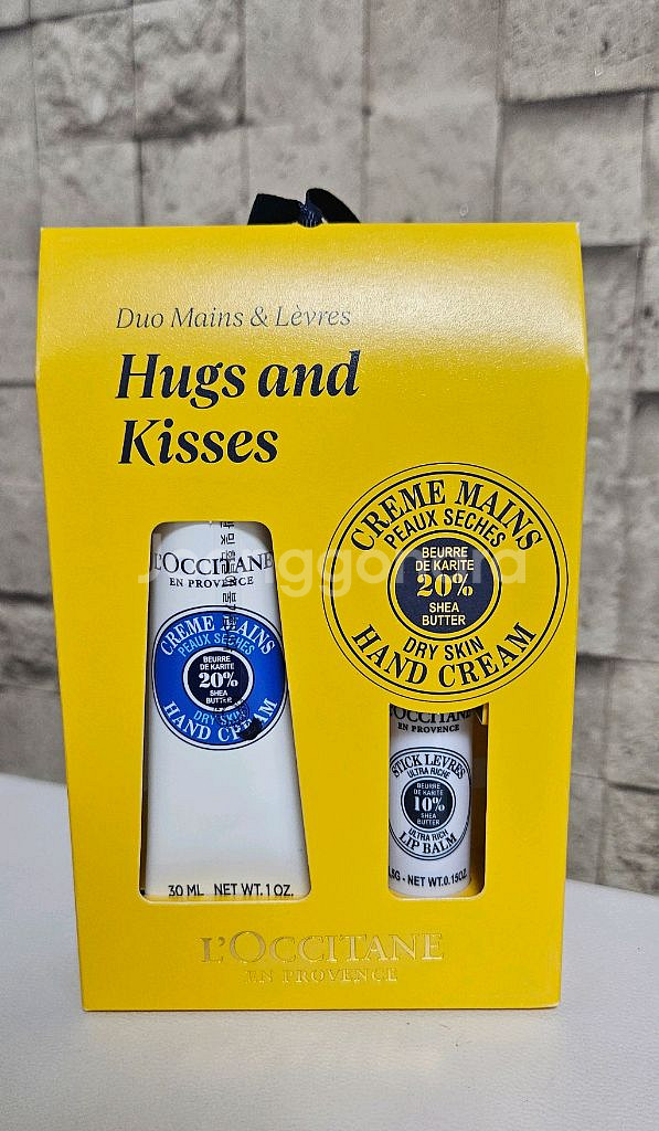 록시땅 선물세트 (핸드크림+립밤)--2