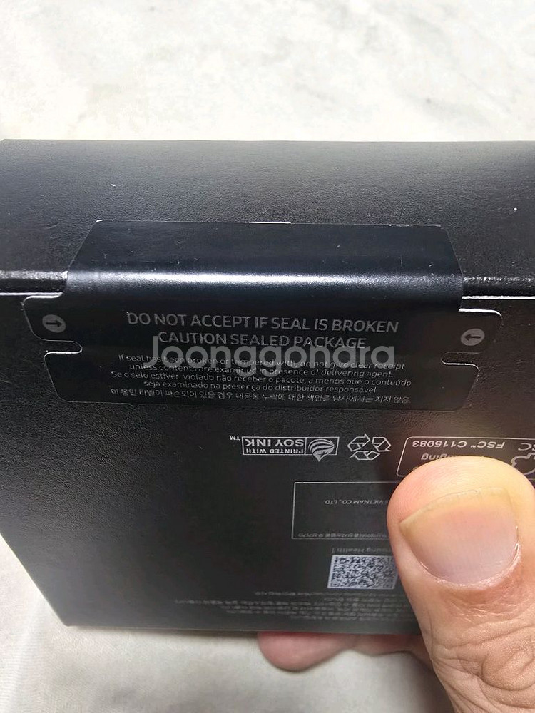 삼성 갤럭시링 13호 미개봉 실버, a급 블랙--1