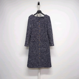 새 ORR 오르 추동 트위드 롱 원피스 44.33