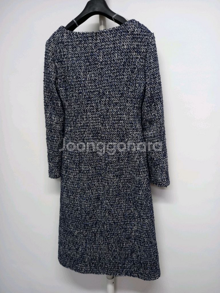 새 ORR 오르 추동 트위드 롱 원피스 44.33--5